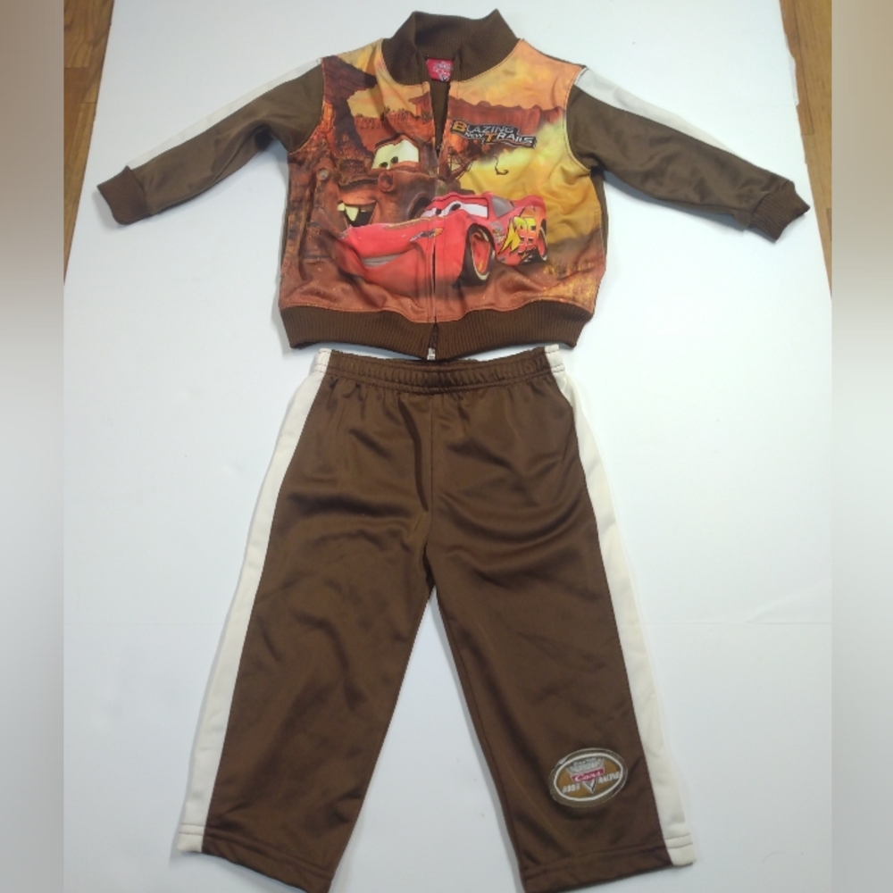 Disney Pixar CARS Little Boy Outfit Pants Set Size 12 Month